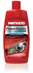 Mothers Очиститель-полироль для пластиковых фар и деталей "Пауэр" 236мл., Для кузова