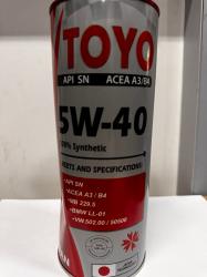 ������ �������� ����� TOYO oil TOYO ENG OIL SAE 5W40 (M) FG ������������� | ������� TOYO 5w40 1 ltr