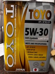 ������ �������� ����� TOYO oil Toyota , LEXUS, NISSAN, HONDA, SUBARU, MITSUBISHI,KIA, HYUNDAI ������������� | ������� TOYO 5w30 4 ltr