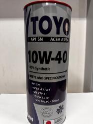 ������ �������� ����� TOYO oil TOYO ENG OIL SAE 10W40 (M) FG ����������������� | ������� TOYO 10w40 1 ltr