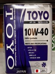 ������ �������� ����� TOYO oil Toyota , LEXUS, NISSAN, HONDA, SUBARU, MITSUBISHI,KIA, HYUNDAI ����������������� | ������� TOYO 10w40 4 ltr