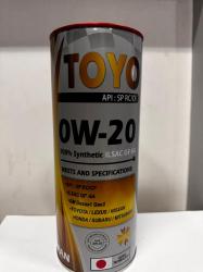 ������ �������� ����� TOYO oil TOYO ENG OIL SAE 0W20 (M) FG ������������� | ������� TOYO 0w20 1 ltr