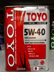������ �������� ����� TOYO oil Toyota , LEXUS, NISSAN, HONDA, SUBARU, MITSUBISHI,KIA, HYUNDAI, MERCEDES, AUDI, BMW ������������� | ������� TOYO 5w40 4 ltr