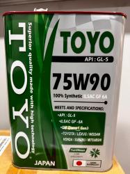 ��������������� ����� � �������� ���: TOYO oil TOYO GEAR OIL 75W90 GL-5 (M) FG ����, �����, ���������, ������������� | ������� TOYO GEAR OIL 75W90 4 LTR